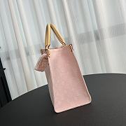 Louis Vuitton Onthego Denim Pink MM Bag 32x26x15cm - 5