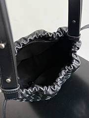 Bottega Veneta Intrecciato Biblioteca Bucket Black 33x24x14cm - 5