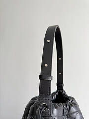 Bottega Veneta Intrecciato Biblioteca Bucket Black 33x24x14cm - 4