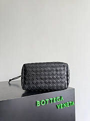 Bottega Veneta Intrecciato Biblioteca Bucket Black 33x24x14cm - 2