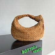Bottega Veneta Teen Jodie Brown Suede 36x21x13cm - 1