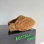 Bottega Veneta Teen Jodie Brown Suede 36x21x13cm - 4