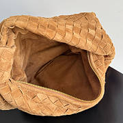 Bottega Veneta Teen Jodie Brown Suede 36x21x13cm - 3