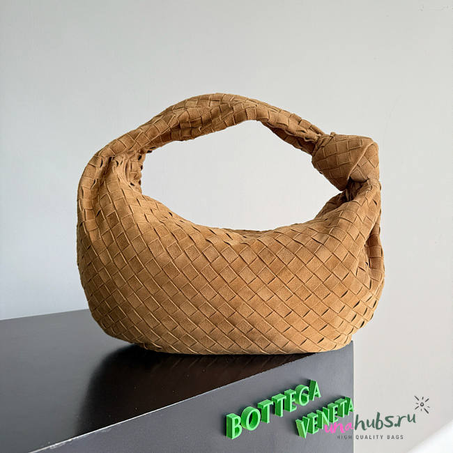 Bottega Veneta Jodie Brown Suede 48x40x16cm - 1