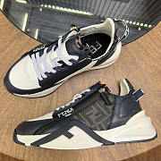 Fendi Flow Leather Black Trainers - 3