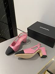 Chanel Slingback Pump Pink 5cm - 3