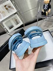 Chanel Blue Sandal - 4