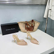 Andrea Wazen 105mm Kay crystal-embellished Slingback - 1