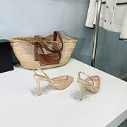 Andrea Wazen 105mm Kay crystal-embellished Slingback - 2