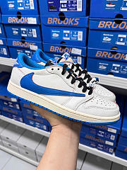 Air Jordan 1 Low OG SP Fragment White Sneaker - 1