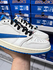 Air Jordan 1 Low OG SP Fragment White Sneaker - 4