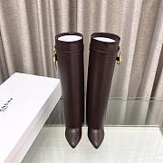 Givenchy Shark Lock Boot Dark Brown - 4