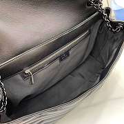 Gucci GG Marmont large shoulder bag black 37.5x21x9cm - 2