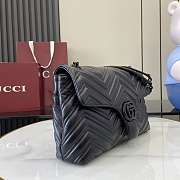 Gucci GG Marmont medium shoulder bag black 31x17x8cm - 5