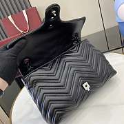 Gucci GG Marmont medium shoulder bag black 31x17x8cm - 2