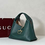 Gucci Softbit Shoulder Bag Green 46x26x16cm - 4