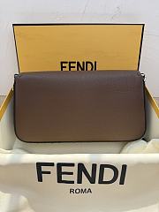 Fendi Baguette Bag Dark Brown 26x13x6cm - 5