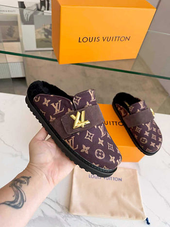 Louis Vuitton LV Cosy Comfort Brown Clog