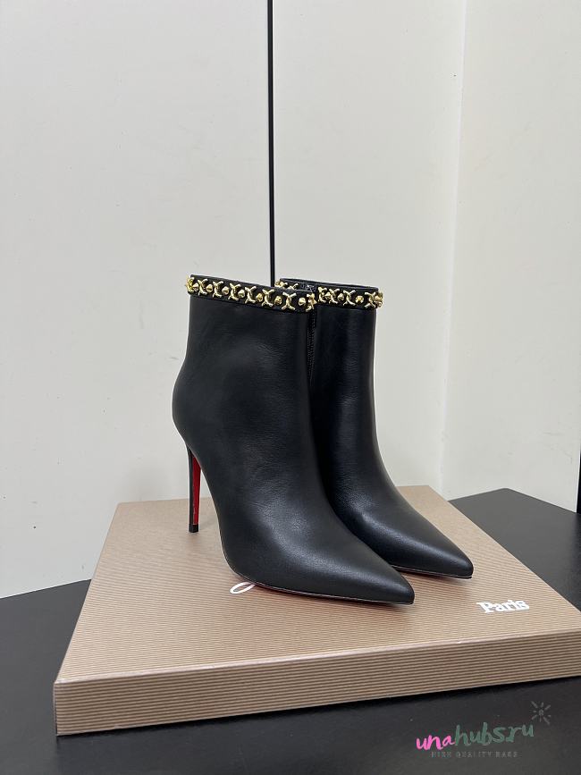 Christian Louboutin Booty Chain 100 Black - 1