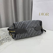 Dior D-Journey Bag Oblique Grey 33x16x15cm - 4