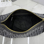 Dior D-Journey Bag Oblique Grey 25.5x14.5x14cm - 3