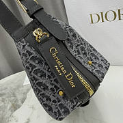 Dior D-Journey Bag Oblique Grey 25.5x14.5x14cm - 2
