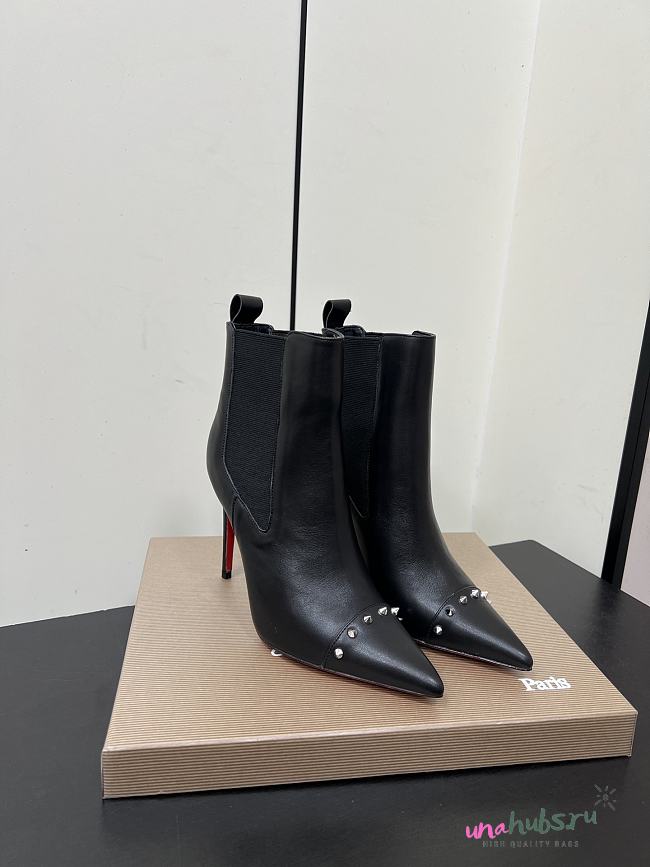 Christian Louboutin Black Boot 10cm 02 - 1