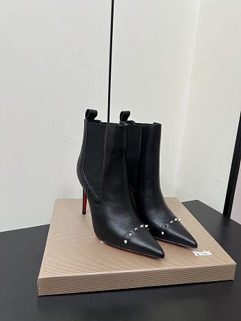 Christian Louboutin Black Boot 10cm 02