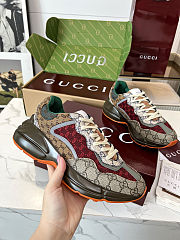 Gucci GG Rhyton Grey Sneaker - 5