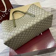 Gucci GG Emblem medium tote bag in green - 38x25.5x15cm - 4