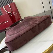 Gucci Jackie Giorno shoulder bag dark brown 44x33x7cm - 4