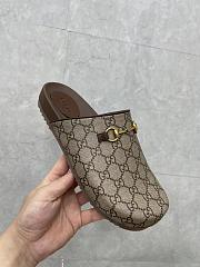 GUCCI GG SUPREME HORSEBIT SLIPPER - 3