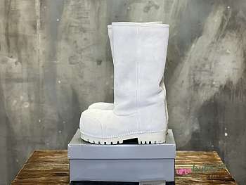 Balenciaga Alaska Fur High Boots