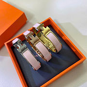 Hermes H Clic Bracelet Pink - 1