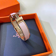 Hermes H Clic Bracelet Pink - 3