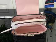 Louis Vuitton Mini Capucines Pink Crocodile 21x14x8cm - 5