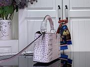 Louis Vuitton Mini Capucines Pink Crocodile 21x14x8cm - 3