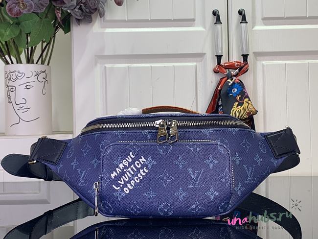 Louis Vuitton Rush Bumbag Monogram Blue 30x15x8cm - 1