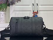 Louis Vuitton City Keepall Monogram Shadow 27.5x16.5x15cm - 1