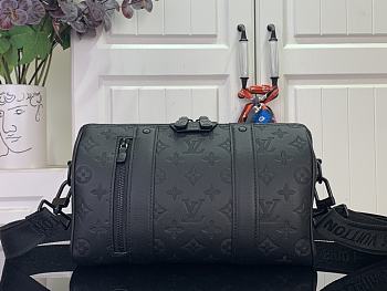 Louis Vuitton City Keepall Monogram Shadow 27.5x16.5x15cm