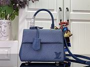 Louis Vuitton Cluny Mini Epi Leather Blue 20x16x7.5cm - 1