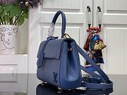 Louis Vuitton Cluny Mini Epi Leather Blue 20x16x7.5cm - 4
