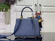 Louis Vuitton Cluny Mini Epi Leather Blue 20x16x7.5cm - 3