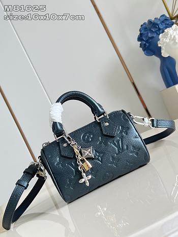 Louis Vuitton Speedy Blue 16x10x7cm