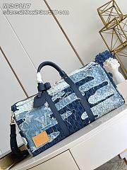 Louis Vuitton Keepall Bandoulière 50 Denim 50x29x23cm - 1