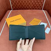 Louis Vuitton Multiple Wallet Shadow Green 11.5x9x1.5cm - 4