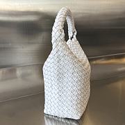 Bottega Veneta Cabat Bucket White 35.5x21x13cm - 5