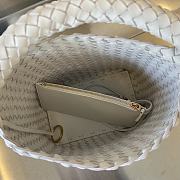 Bottega Veneta Cabat Bucket White 35.5x21x13cm - 4