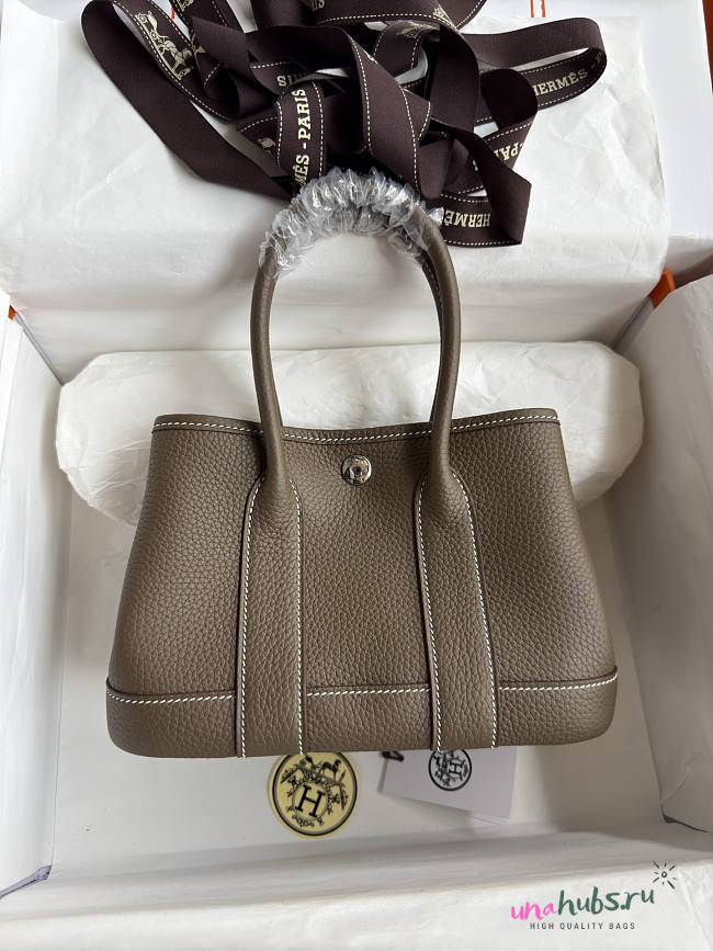 Hermes Mini garden party Taupe 23cm - 1