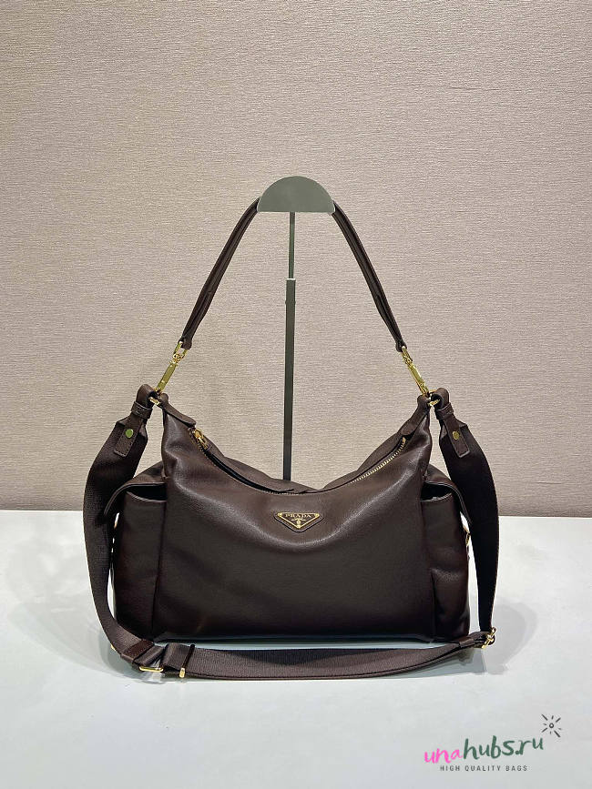 Prada Explore large Nappa Leather Brown bag 32x22x11.5cm - 1